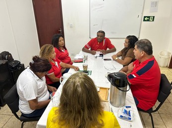 Direção do SISTA-MS recebe a visita do Presidente da FETEMS, Professor Jaime Teixeira que firmou o apoio da reestruturação da carreira dos(as) servidores(as) técnicos(as) administrativos(as) em educa
