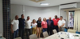Direção do SISTA-MS e a Comissão de Comando de Greve se reúnem com o Reitor da UFMS, Professor Marcelo Augusto Santos Turine