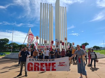 SISTA-MS ocupa o campus da UFMS e denuncia descumprimento de acordo de greve
