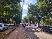 SISTA-MS ocupa o campus da UFMS e denuncia descumprimento de acordo de greve