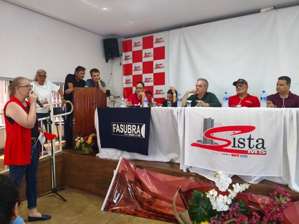 Coordenadora-Geral do SISTA-MS participa de Plenária Sindical do PT-MS