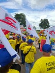 Caravana do SISTA-MS, SINASEFE-MS e SINTEF  participam da Marcha da Classe Trabalhadora em Brasília