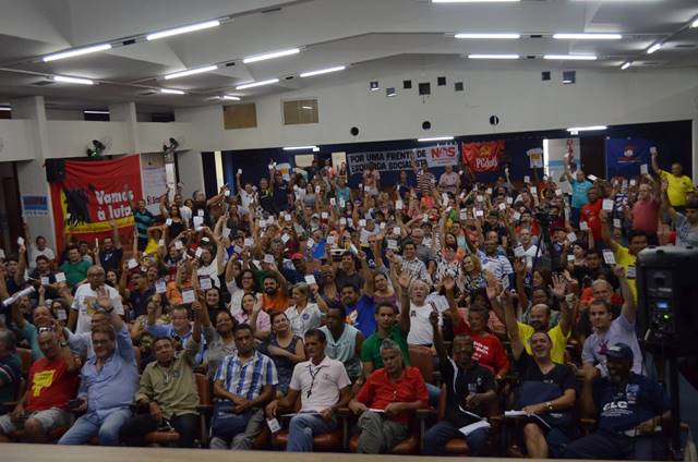Resolução da Plenária Nacional Estatutária realizada nos dias 09, 10 e 11 de setembro de 2016