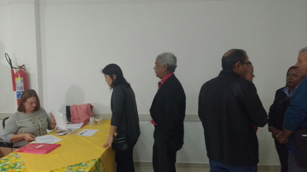 Credenciamento de delegados/as ao congresso